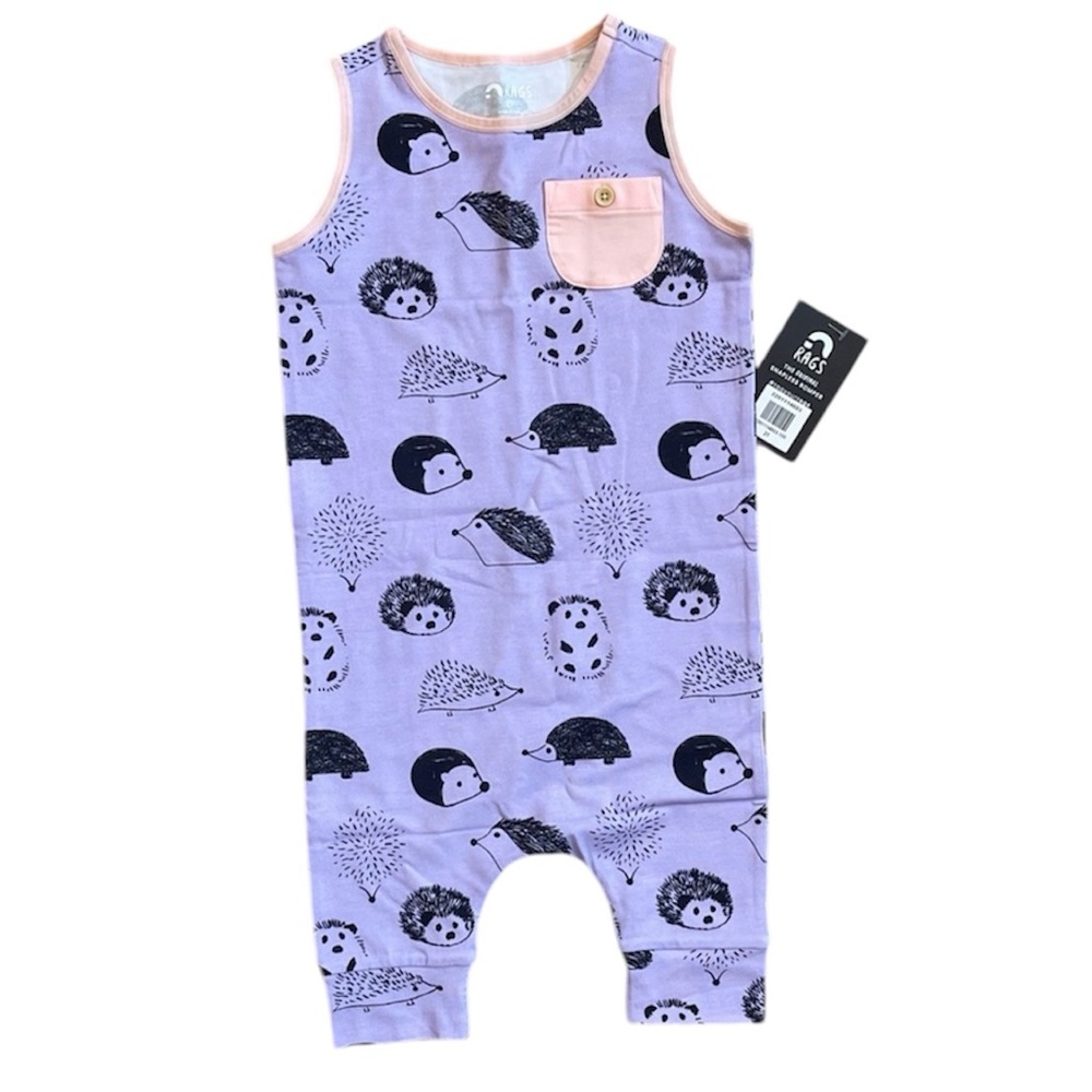 NWT Rags hedgehog 🦔 romper